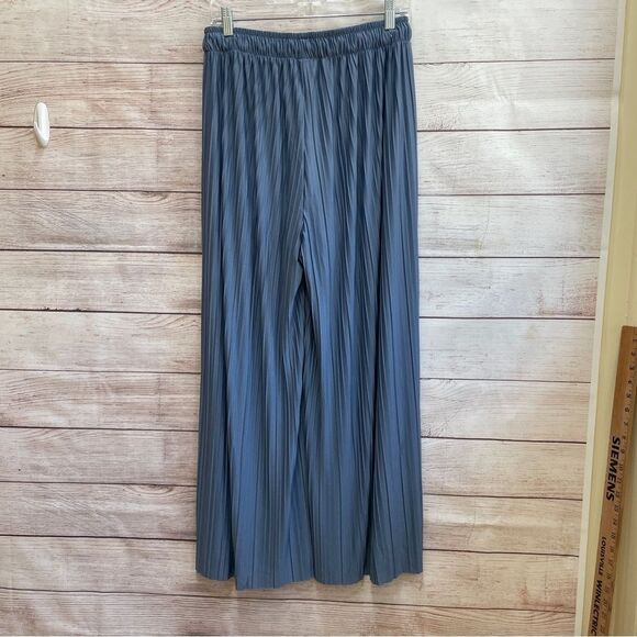 ZENANA WIDE‎ LEG KNIFE PLEAT PANTS - Picture 5 of 5